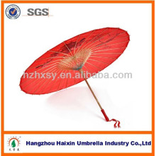 Guarda-chuva de papel artesanal chinês guarda-chuva de papel de bambu